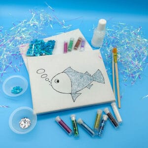 Glitter painting kit