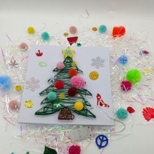 String my Christmas painting